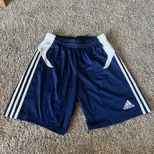 SOLD — Men's Adidas Navy Blue Athletic Shorts